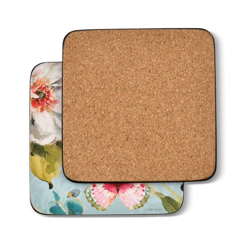 Pimpernel - Colorful Breeze Set of 6 Coasters | 4 x 4 Inches - Limolin 