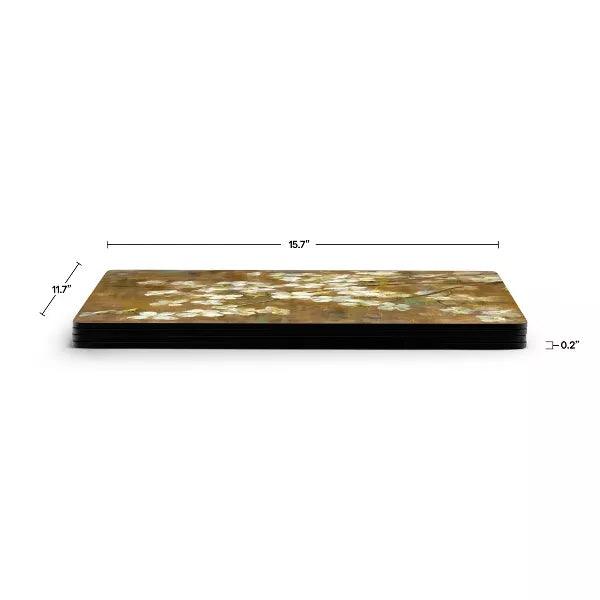 Pimpernel - Dogwood In Spring 4 Placemats | 15.7 x 11.7 Inches - Limolin 