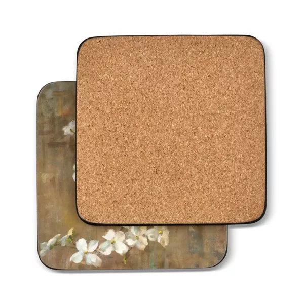Pimpernel - Dogwood In Spring 6 Coasters | 4 x 4 Inches - Limolin 