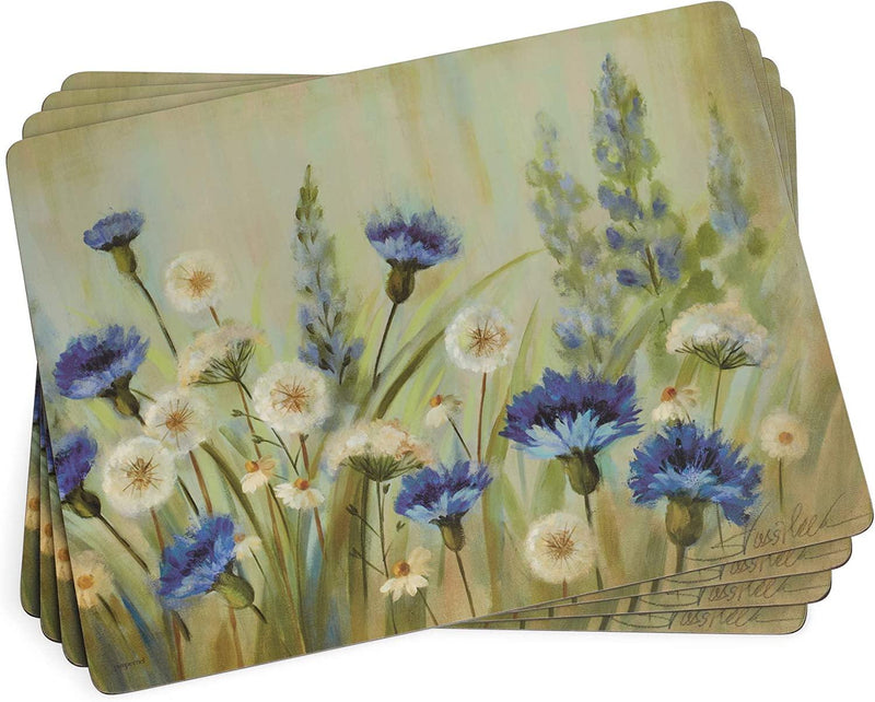 Pimpernel - Fleurs des Champs Set of 4 Placemats | 15.7 x 11.7 Inches - Limolin 
