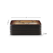 Pimpernel - Lodge Set of 6 Coasters | 4 x 4 Inches - Limolin 