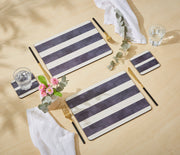 Pimpernel - MONO STRIPE COASTERS S/6 - 4" X 4" - Limolin 
