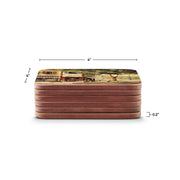 Pimpernel - Parisian Scenes Set of 6 Coasters | 4 x 4 Inches - Limolin 