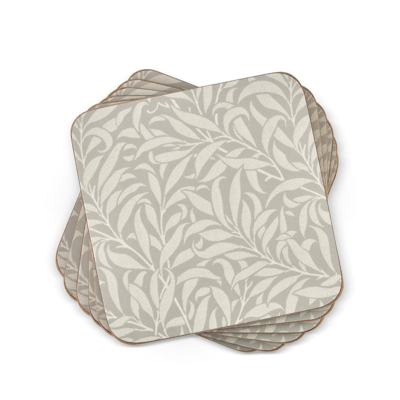 Pimpernel - Pure Morris Willow Bough Set of 6 Coasters | 4 x 4 in - Limolin 