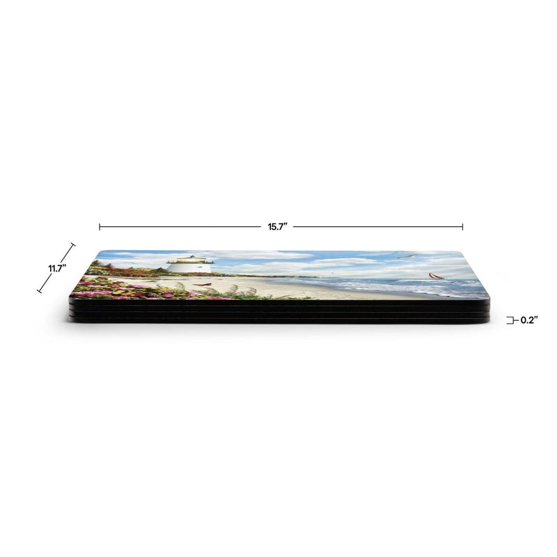 Pimpernel - Rays of Hope Large Set of 4 Placemats | 15.7 x 11.7 inches - Limolin 