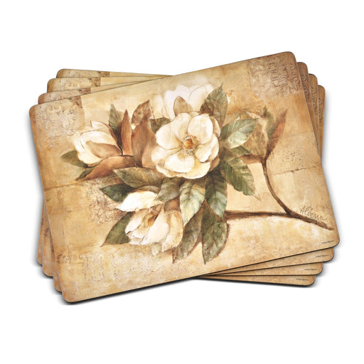 Pimpernel - Sugar Magnolia Placemats Set | 15.7 x 11.7 in - Limolin 