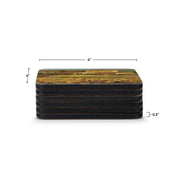 Pimpernel - Tuscany Set of 6 Coasters | 4 x 4 Inches - Limolin 