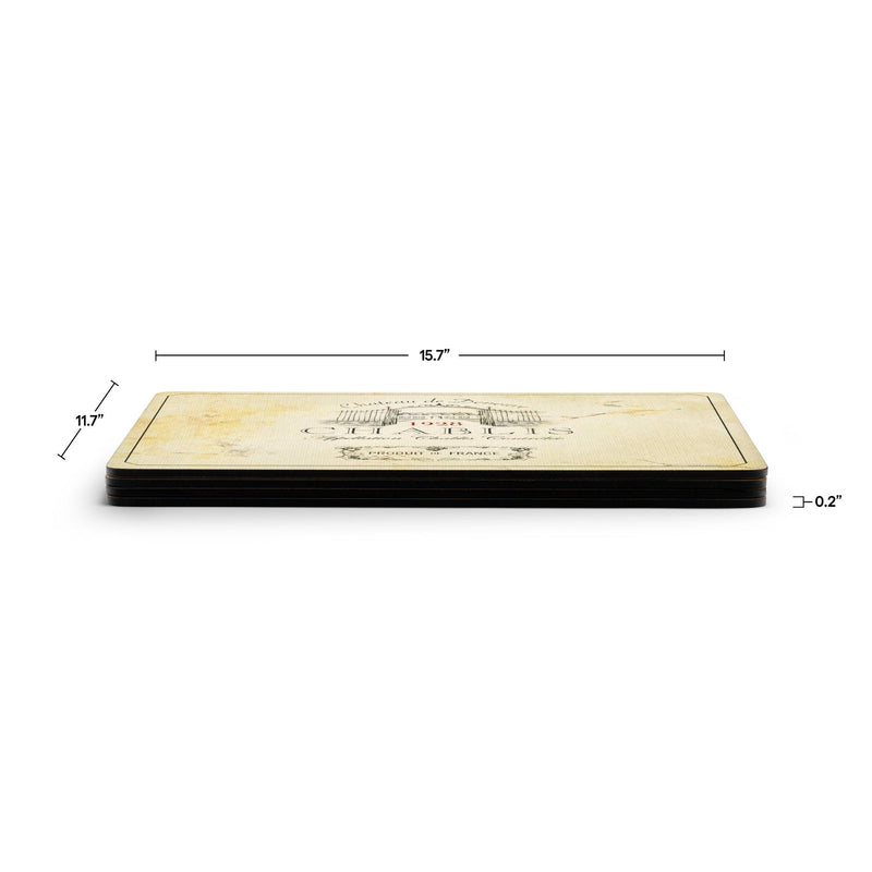 Pimpernel - Vin de France Large Placemats | 15.7 x 11.7 Inch - Limolin 