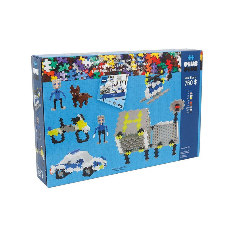 Plus-Plus - Basic - Police - 760Pc - Limolin 