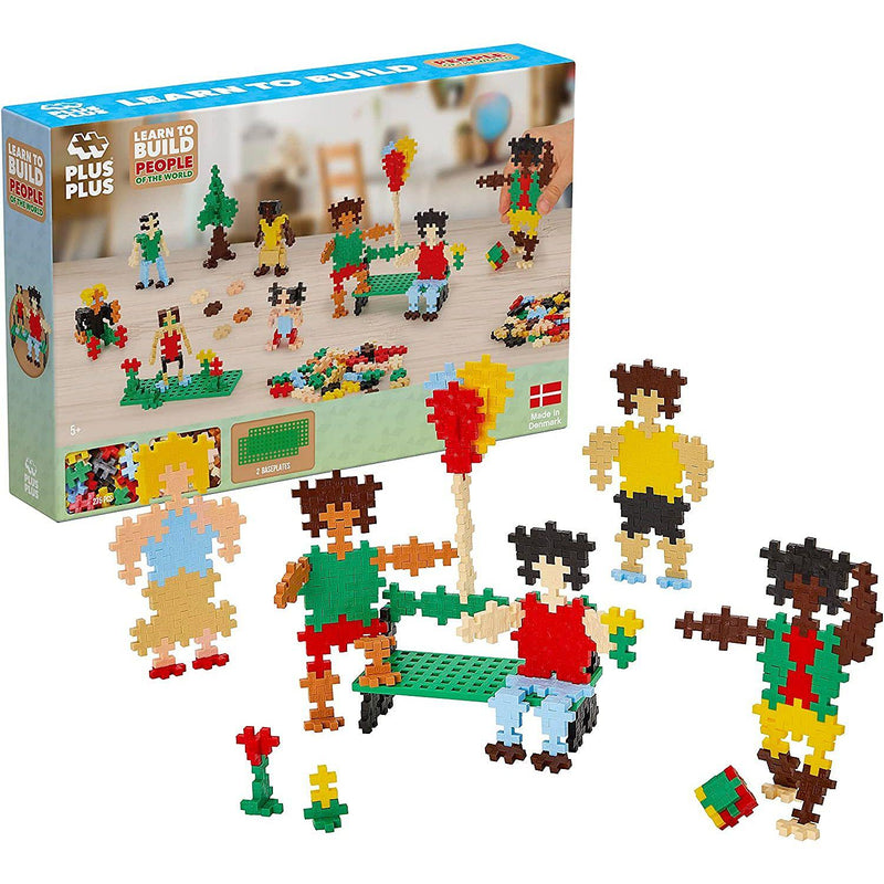 Plus-Plus - Learn To Build - People of The World - 275Pc - Limolin 