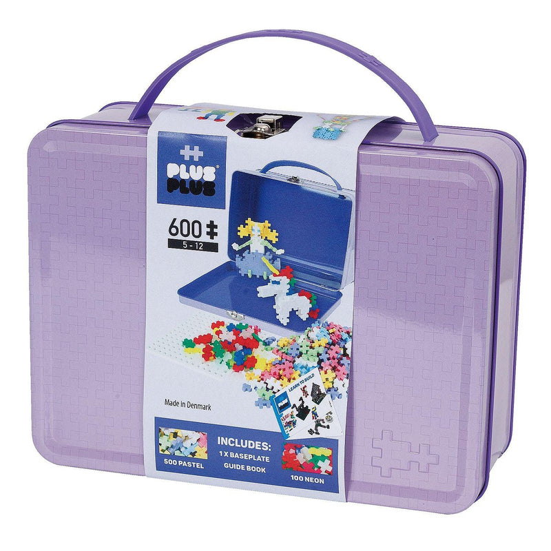 Plus-Plus - Pastel - Metal Suitcase - 600Pc - Limolin 