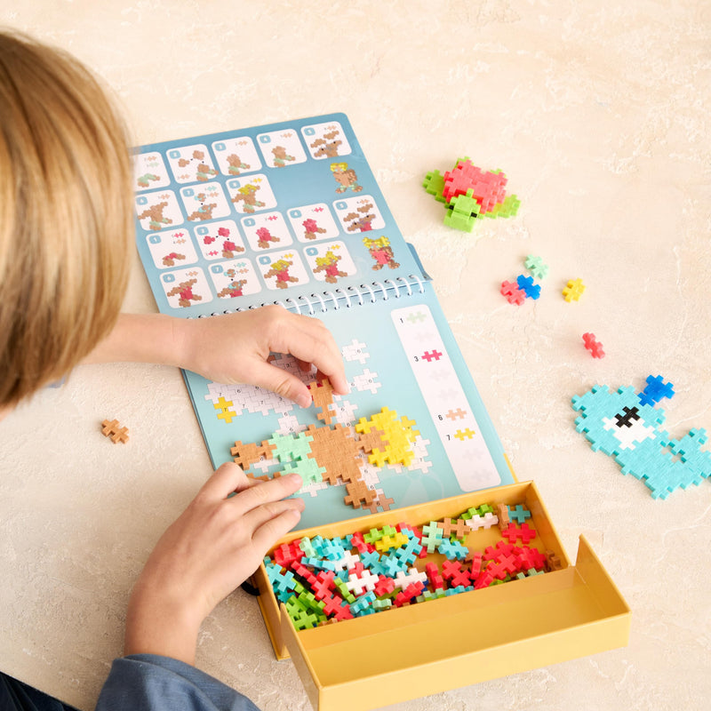 Plus-Plus - Puzzle By Number - Activity Pad - Ocean - 125Pcs - Limolin 
