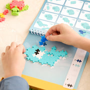 Plus-Plus - Puzzle By Number - Activity Pad - Ocean - 125Pcs - Limolin 
