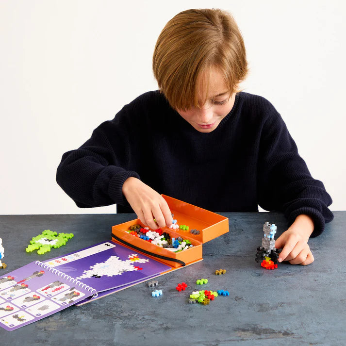 Plus-Plus - Puzzle By Number - Activity Pad - Space -125Pcs - Limolin 