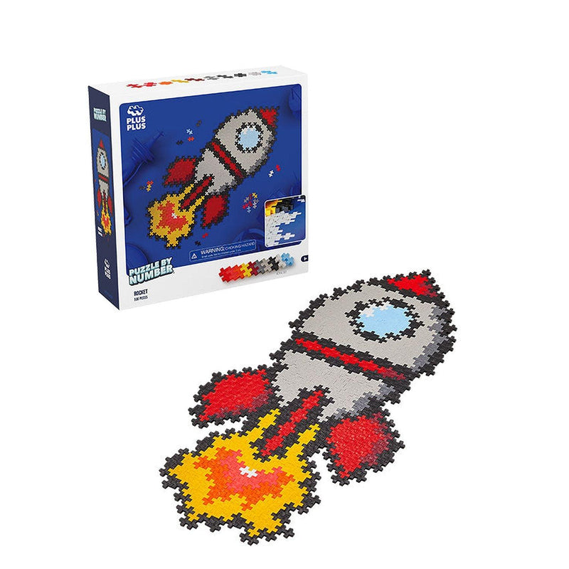 Plus-Plus - Puzzle By Number - Rocket - 500Pc - Limolin 