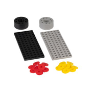 Plus-Plus - Small Baseplate And Wheel Mix - Red Package - Limolin 