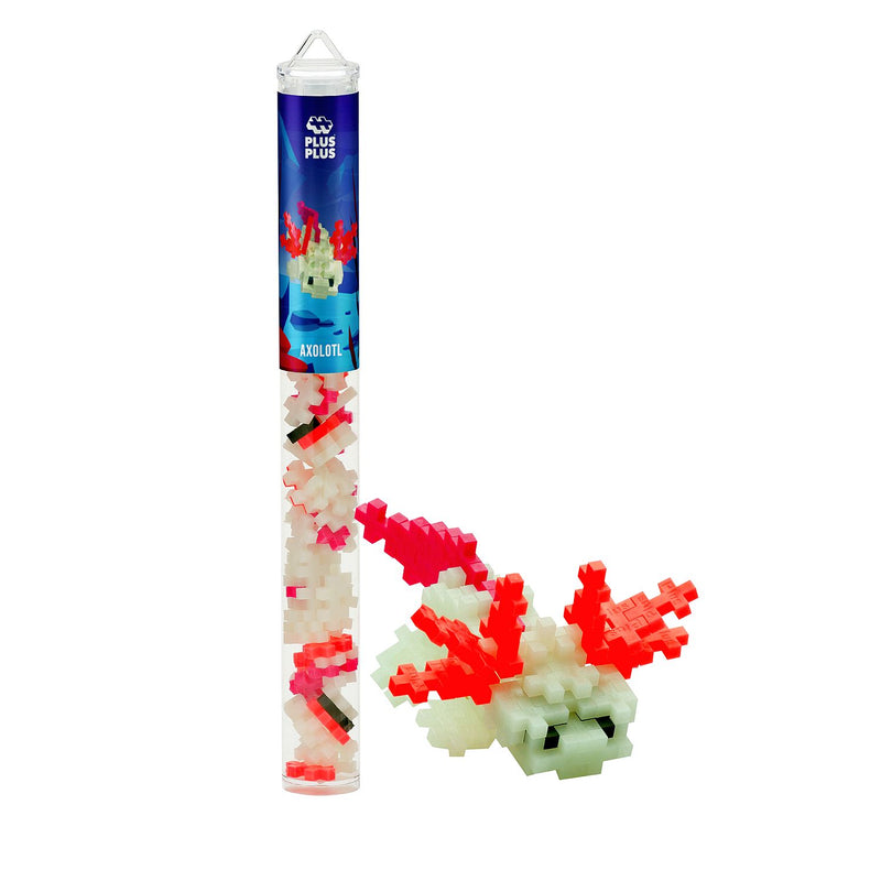 Plus-Plus - Tube - Axolotl - 70Pcs - Limolin 