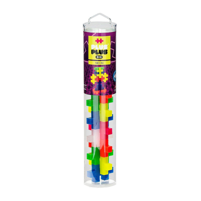 Plus-Plus - Tube - Big - Neon - 15Pc - Limolin 