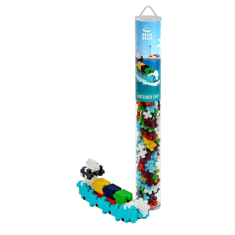 Plus-Plus - Tube - Container Ship - 70Pc - Limolin 