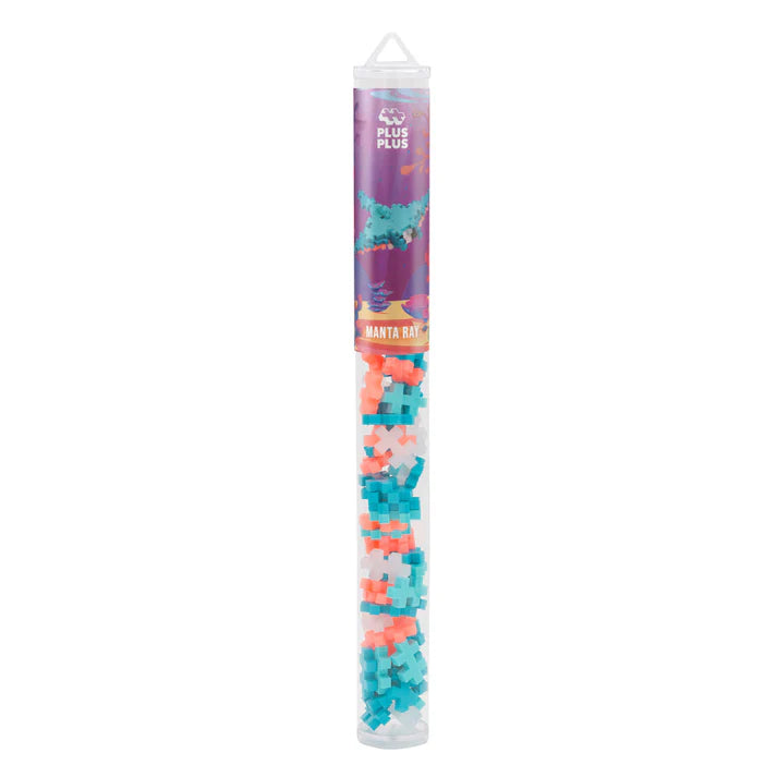 Plus-Plus - Tube - Manta Ray - 70Pcs - Limolin 