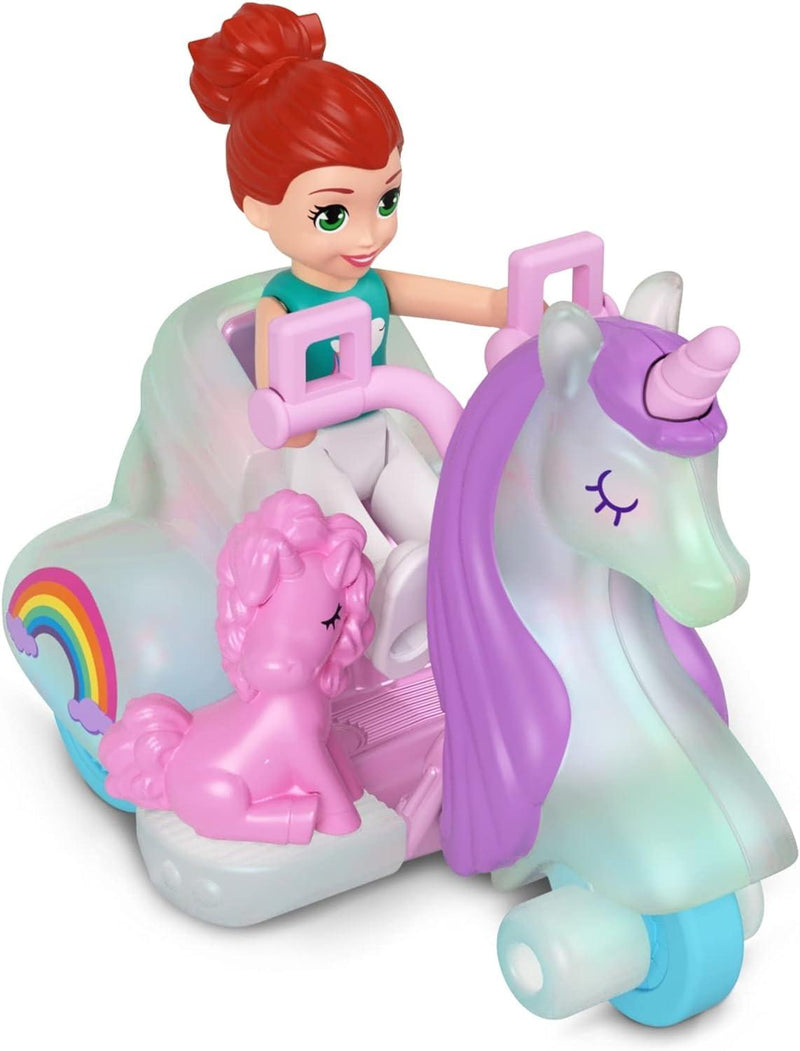 Polly Pocket - Pollyville Single Fig & Car - Limolin 