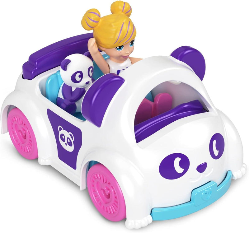 Polly Pocket - Pollyville Single Fig & Car - Limolin 
