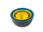 Prepara - Pinch Bowl Set 5Pc/St Two-Tone Grey Melamine - Limolin 
