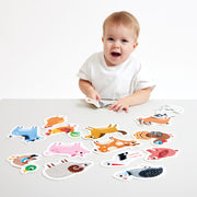 Banana Panda - PROGRESSIVE PUZZLES - FARM ANIMALS 30pc PUZZLE (18m+) - Limolin 
