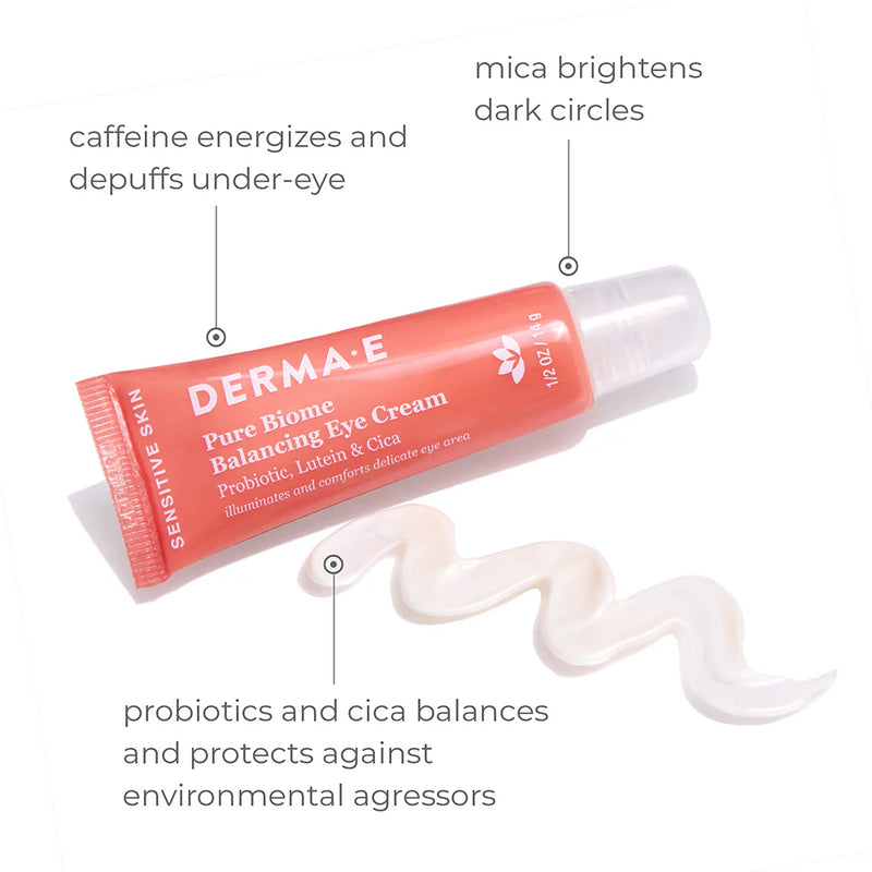 Purity - Derma E Pure Biome Eye Cream - 14g - Limolin 