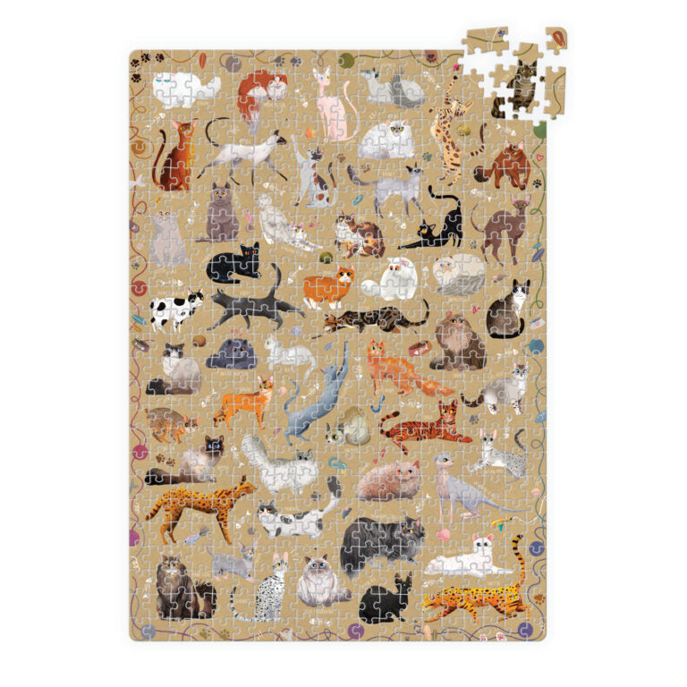 Banana Panda - Puzzlove - 500Pc Puzzle Cats (9+)