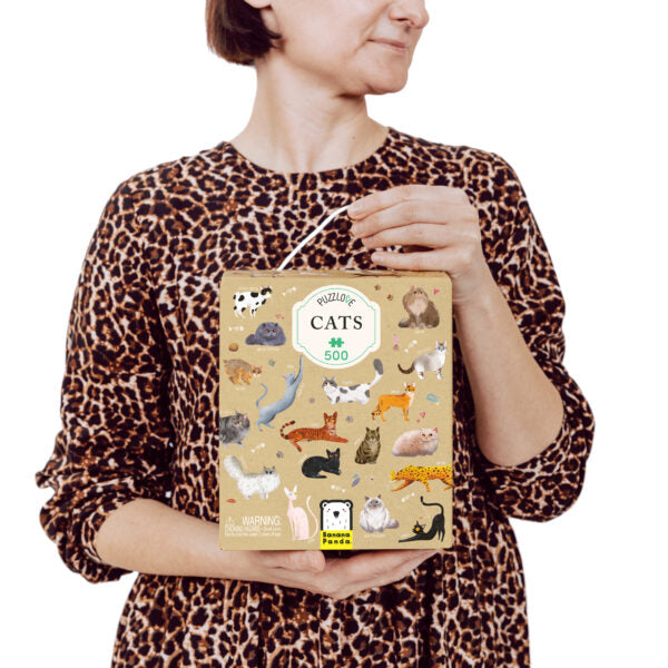 Banana Panda - Puzzlove - 500Pc Puzzle Cats (9+)