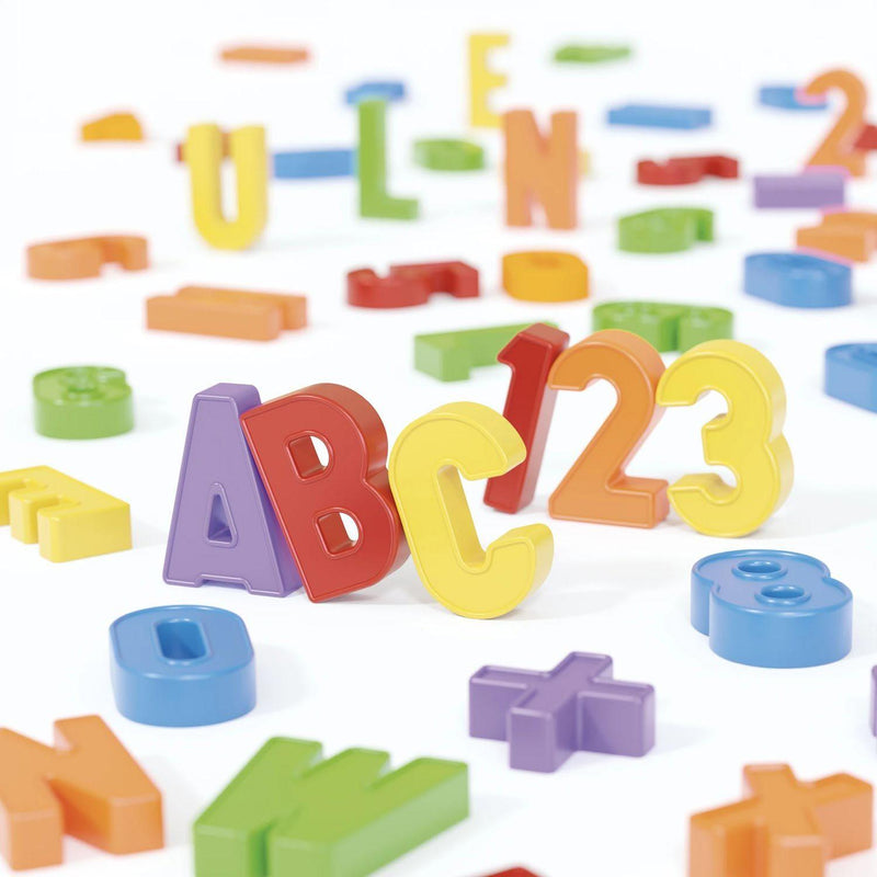 Quercetti - Abc123 Magnetic - 106-Piece (Multi) - Limolin 