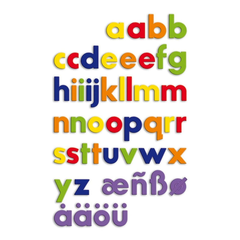 Quercetti - Lower Case Letters - 40-Piece - Limolin 