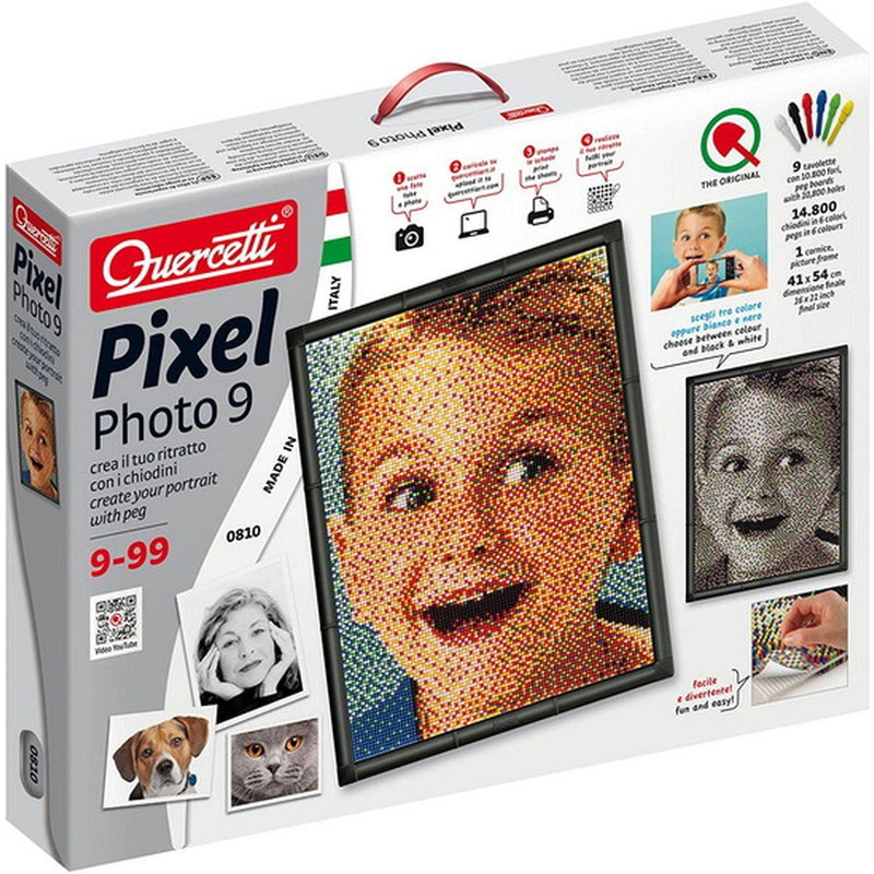 Quercetti - Pixel Photo (9 Boards - Limolin 
