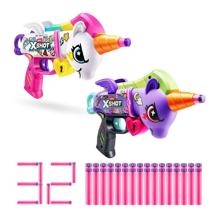 XSHOT - 2 pistolets Blastercorn Licorne