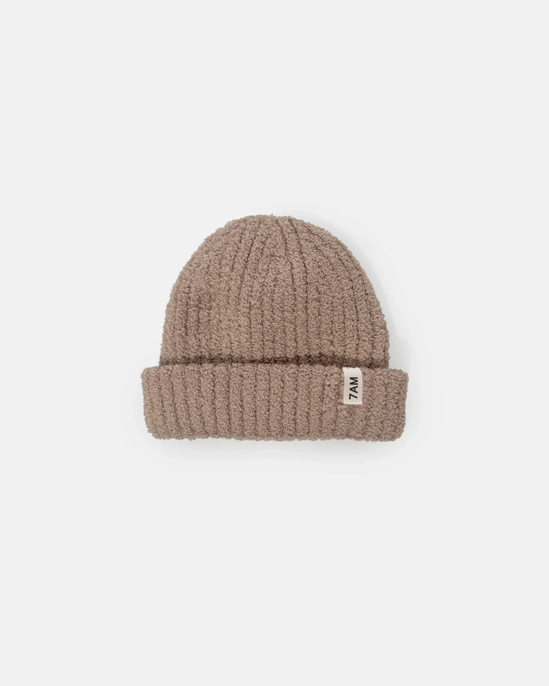 7AM - Ribbed Beanie - Fuzzy