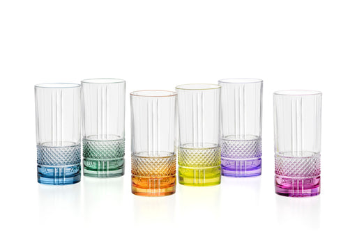 RCR - Brillante Colour Hb Tumbler (Set of 6) (Single Random Pick)"D - Limolin 