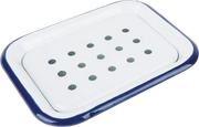 REDECKER - Soap Dish Enamel White/Blue 135X11Cm/5X4 - Limolin 
