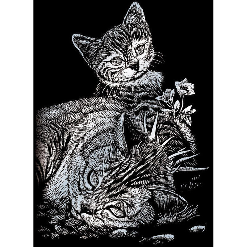 ROYAL - Mini EGRVart Tabby Cat and Kitten - Limolin 