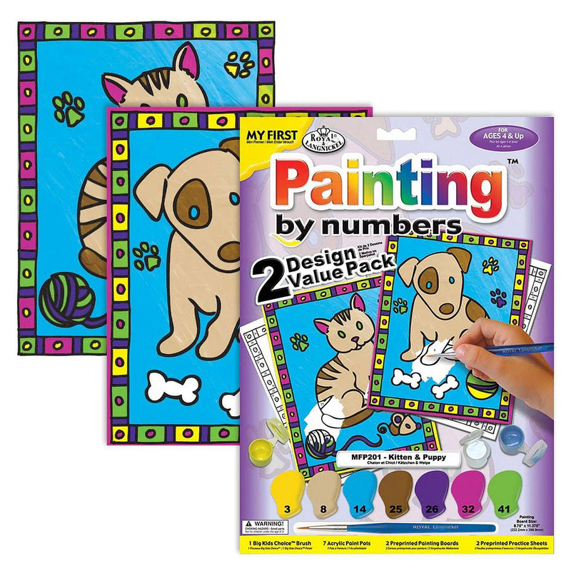 ROYAL - PBN Kitten and Puppy - Limolin 