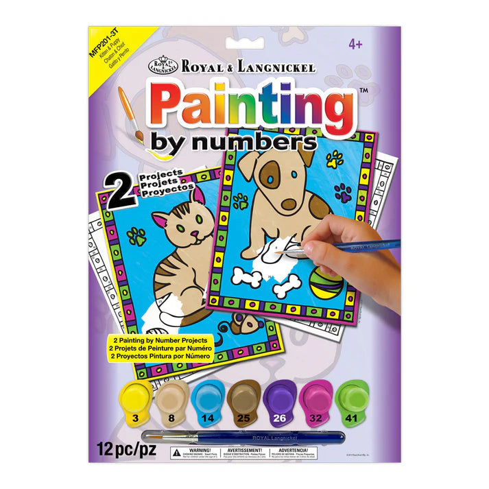 ROYAL - PBN Kitten and Puppy - Limolin 