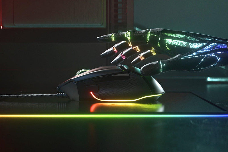 Razer - Gaming Mouse Wired Basilisk V2 Ergonomic Hypershift- Black - Limolin 