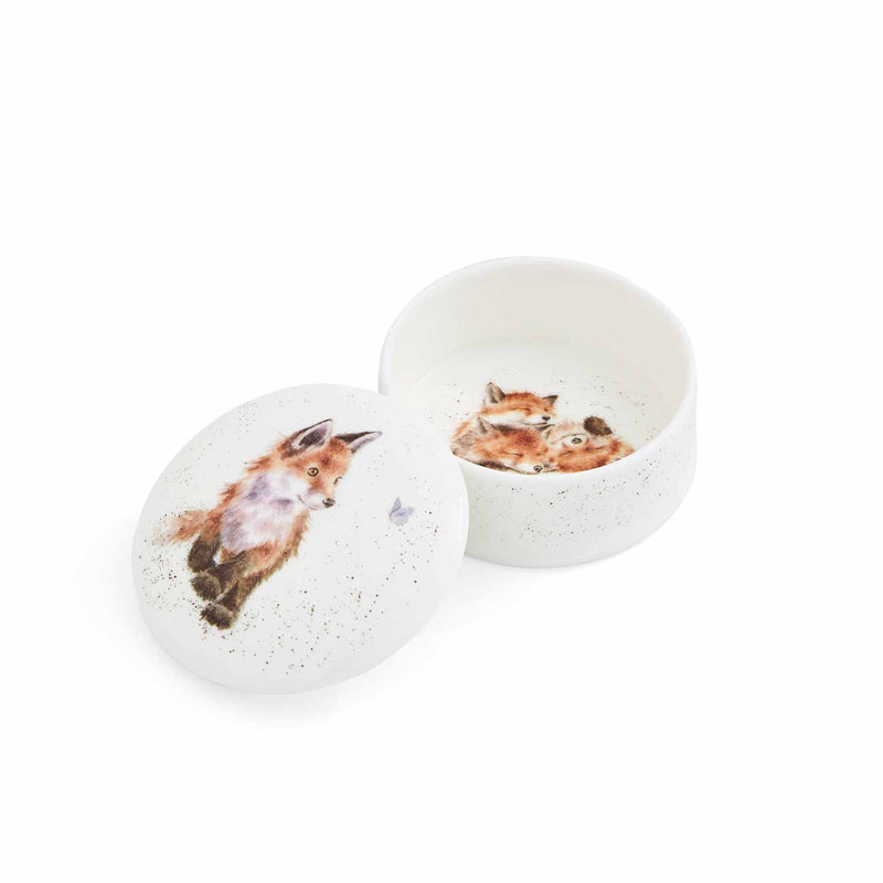 Royal Worcester - Wrendale DESIGNS Fox Lidded Box - Limolin 