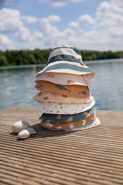 Lassig - Swimwear - Sun Protection Bucket Hat - Corals Rose Peach | 3 - 6 months