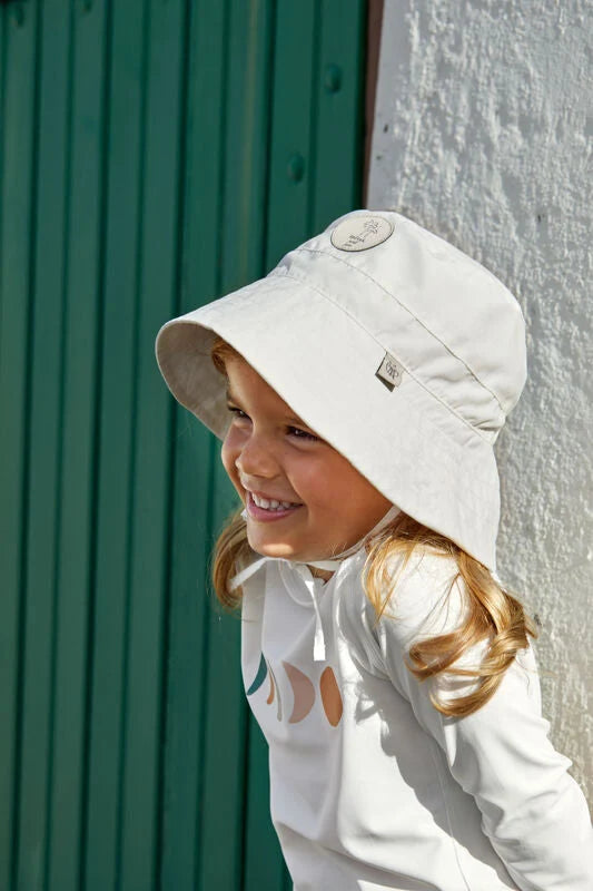 Lassig - Swimwear - Sun Protection Long Neck Hat - Nature | 3 - 6 months