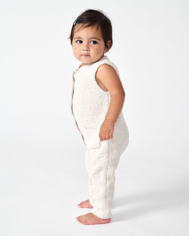 7AM - Sleeveless Jumpsuit - Fuzzy
