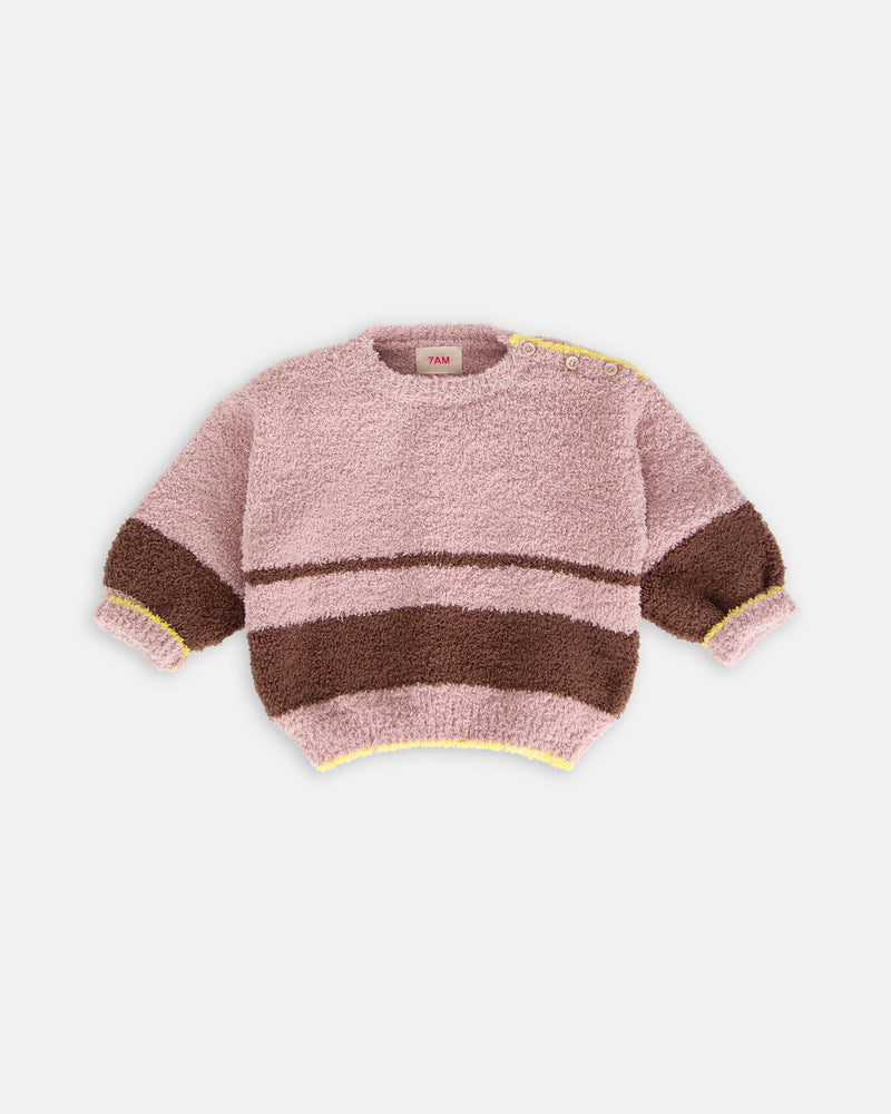7AM - Boxy Sweater - Fuzzy