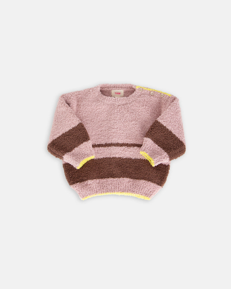 7AM - Boxy Sweater - Fuzzy