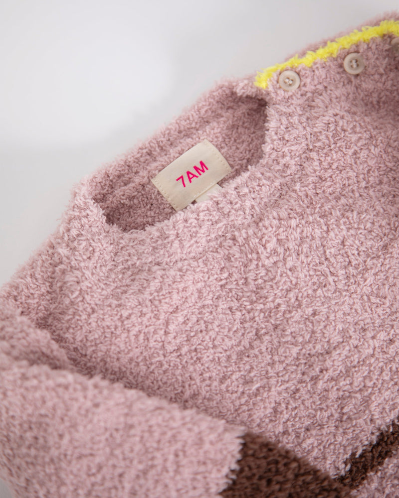 7AM - Boxy Sweater - Fuzzy