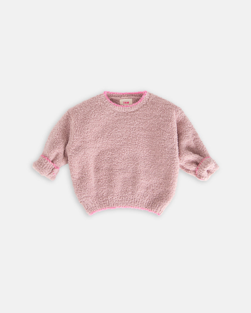 7AM - Boxy Sweater - Fuzzy